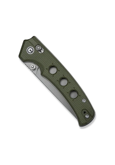 Civivi Noctis Olive Canvas Micarta Handle Stonewashed Nitro-v Blade Kamp Çakı Yeşil