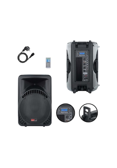 Lastvoice Ample-15a Aktif Kabin Hoparlör 15 İnç 1000 Watt Bluetooth Usb