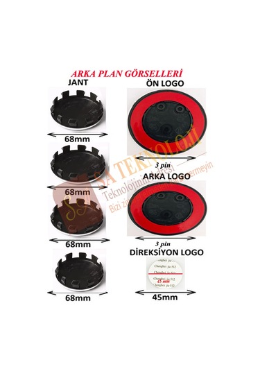 Bmw F20 Kasa Özel Logo Seti Fullsiyah 51767288752