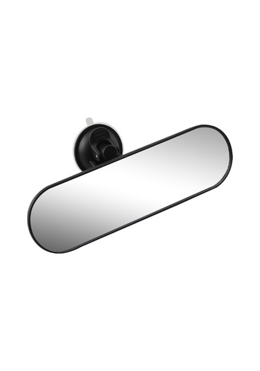 Skycity Plastik Siyah Geniş Görünümli Yüksek Kaliteli Süpürgeli Arka Görüş Aynası 22x6.5cm