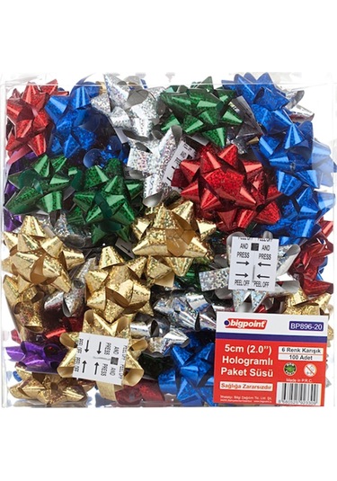 Bigpoint Paket Süsü Hologram 5Cm 100'lü