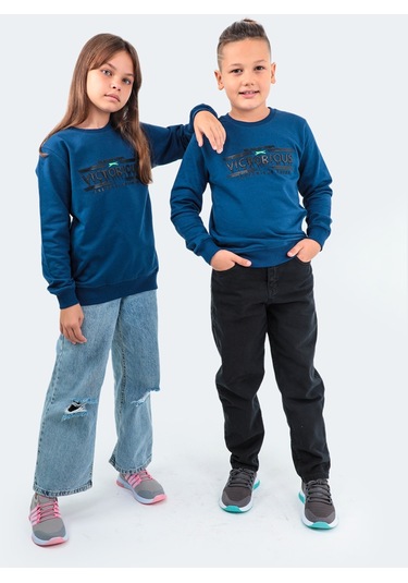 Slazenger DUNA IN Çocuk  Lacivert Sweatshirt