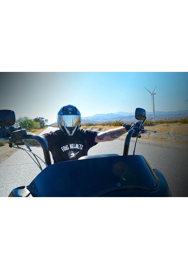 Torc T-15 Kapalı Motosiklet Kaskı Mat Siyah