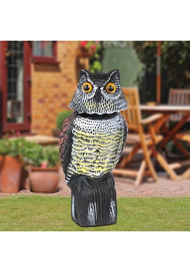 Suntek Magideal Bahçe Dekorasyon Gerçekçi Doğal Baykuş