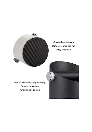 Kahve Atık Kutusu Süt Çay Kalıntı Geri Dönüşüm Toz Kutusu Beyaz