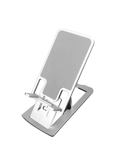 Zore H2 Tablet Telefon Standı-Gümüş Gümüş