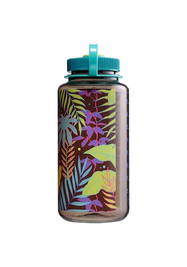 Nalgene Wide Mouth 32 Oz Suluk Matara 1 Litre Botanical Ferns