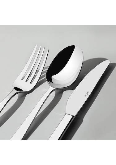 Nehir Deniz Sade 12 Kişilik 89 Parça Kutulu Çatal Kaşık Bıçak Takımı