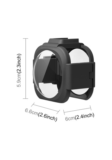 Insta360 One Rs 1 İnç 360 Baskısı İçin Puluz Lens Koruma Koruyucu Kapak