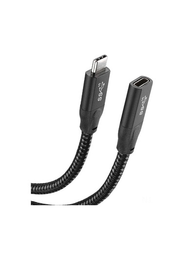 Besthome1 Type-c Usb3.1 Gen2 Pd 100w Hızlı Şarj 20gbps 4k Siyah 0.3m Thunderbolt3 Dış Disk Uyumlu