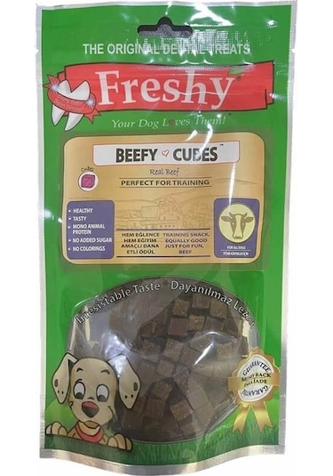 Freshy Beefy Cubes Biftekli Küpler Köpek Ödülü 80 G