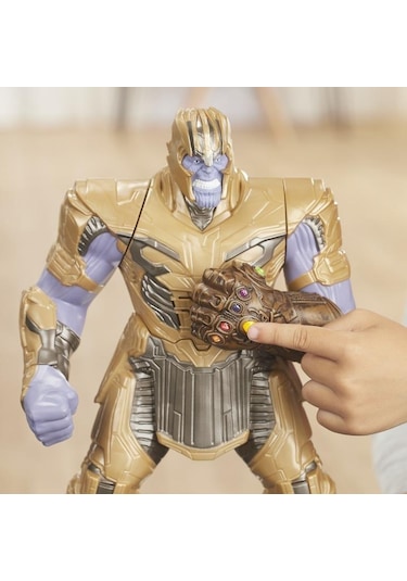 Hasbro E7406 Marvel Thanos Figürü 35 Cm Thanos Işıklı Sesli Oyunc