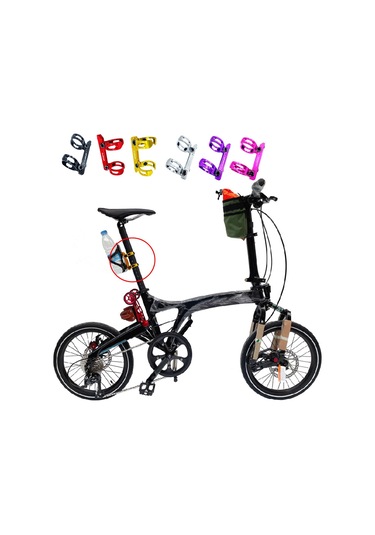 Homyl Katlanır Bisiklet Şişe Kelepçesi Dönüşüm Gümüş Gümüş