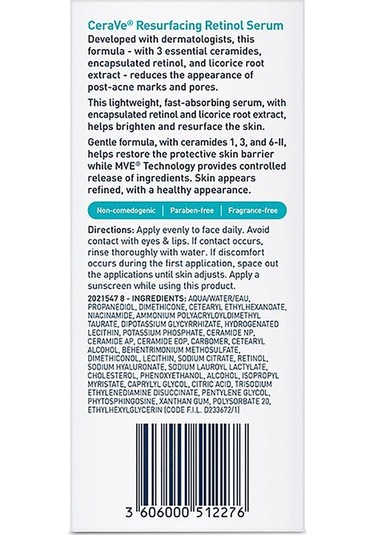 Cerave Resurfacing Retinol Serum 30 ML