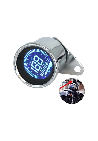 Evrensel 12 V Motosiklet Enstrüman Modifiye Dijital K12547-s