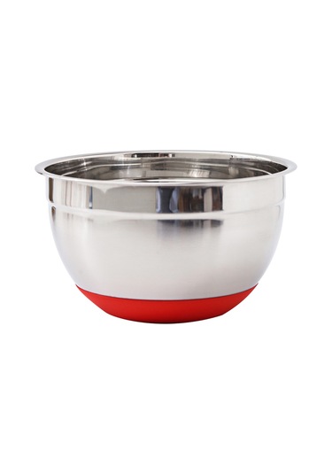 Reedark Paslanmaz Çelik Kaymaz Tabanlı Çok Amaçlı Mutfak Kasesi - 1.5l/2.5l/4.5l Gümüş