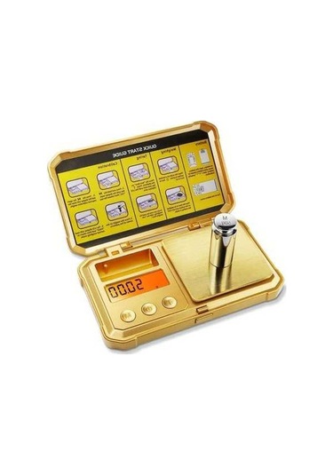 Fastbuy Altın P1834 Yüksek Hassasiyetli 200g 0.01g Mini Dijital Cep Tartısı Mutfak Takı Ölçümü Altın