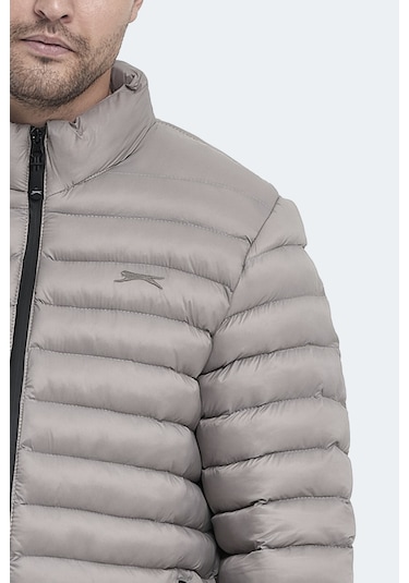Slazenger Hayden In Erkek Şişme Taş Gri Mont & Kaban Taş Gri