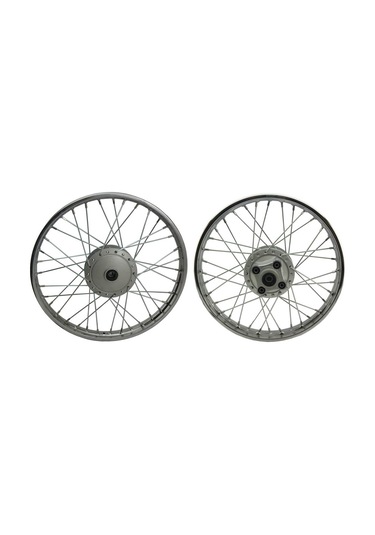 Cg 18 -18 Ön Arka Kampanalı 36 Telli Düz Tel Jant Takımı 1.40x18-1.60x18