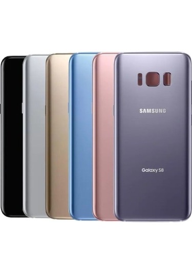Samsung Uyumlu Galaxy S8 G955 Arka Kapak Cam Pil Batarya Kapağı