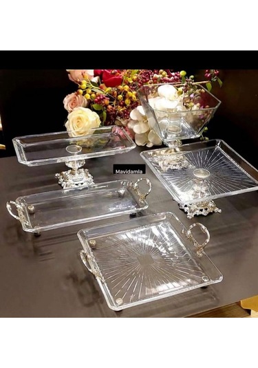 Alfafe Home 5 Parca Gümüş Set Gümüş