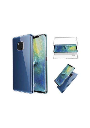 Huawei Mate 20 Pro Kılıf Zore Enjoy Kapak Renksiz