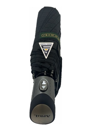 April A-216g A4 Su Geçirmez 10 Telli Tam Otomatik Şemsiye Siyah