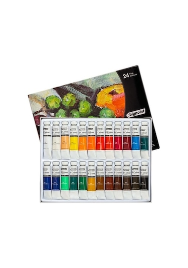Bigpoint Tüp Yağlı Boya Seti 24 Renk X 12 ML