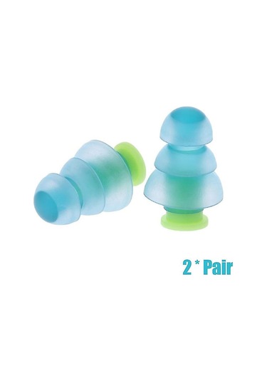 Yüzme Kulak Tıkacı Su Geçirmez Yeniden Kullanılabilir Silikon Spor Kulak Tıkacı