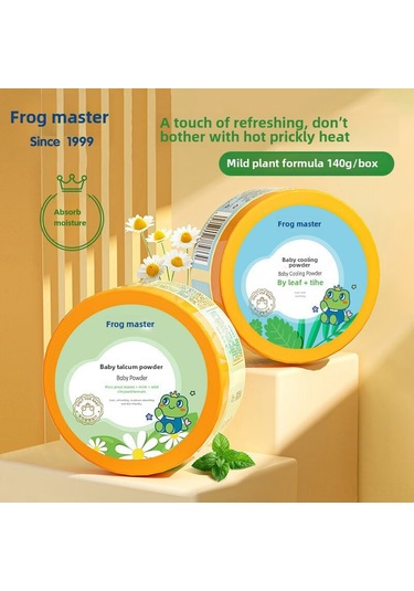 Geekyou Bebekler İçin Soğuk Hisli Islak Cilt Tozu - 80g Tamir Paketi, Yenidoğanlar Ve Çocuklar İçin Hassas Cilt Kullanıma Uygun, Kolay Uygulama Pudra