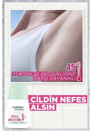 Garnier Minerals Arındırıcı Etki 72H Kadın Roll-On Deodorant 50 ML
