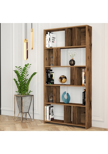 Variant Lima Çalışma Masası Ve Kitaplık Takımı - Ceviz / Ceviz