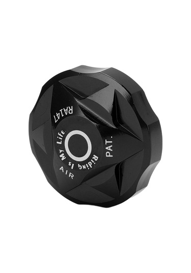 Xindoker Alüminyum Bisiklet Ön Fıçça Hava Odası Kapağı - Anti-korozif Korumalı, Hafif, Kolay Kurulum, Siyah Buhar Tıkacı Kapağı Tamiri İçin Siyah