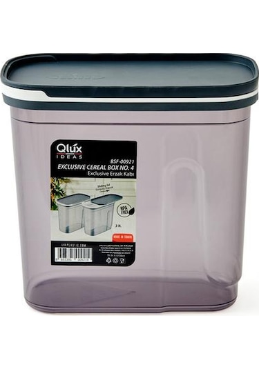 Qlux Exclusive Erzak Kabı No:4 - 3 Lt Antrasit