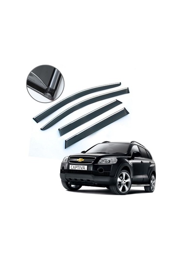 Chevrolet Captiva Krom Çıtalı Cam Rüzgarlığı