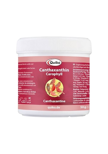 Quiko Canthaxantin Kırmızı Renk Boyası 100gr Orjinal Paket