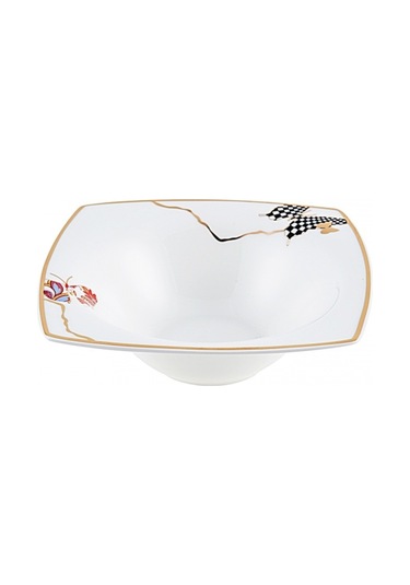 Karaca 62 Parça Fine Pearl Unique Yemek Takımı Kare