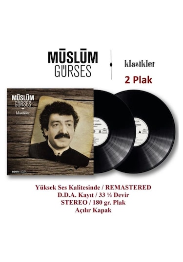 Müslüm Gürses - Klasikler (2 Plak)