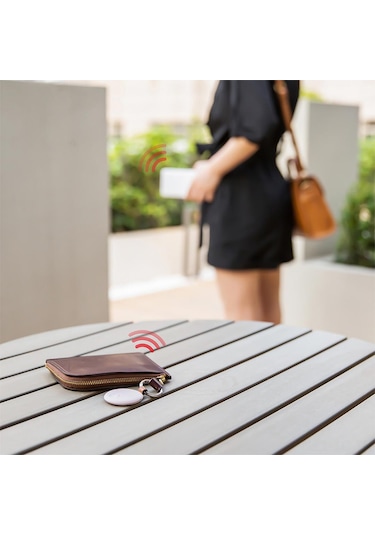 Skycity Beyaz Akıllı Kayıp Engelleme Cihazı, İki Yönlü Bt Takip Etme, Uyarı Fonksiyonu, Anahtar Çanta Telefon İçin Konum Bulucu