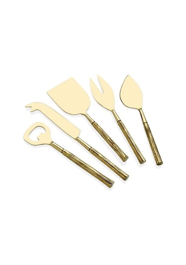 The Mia Goldy Peynir Servis Takımı 5 Parça Ckb0181