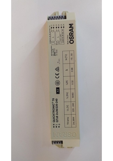 Quıcktronic T8 2x36 Balast