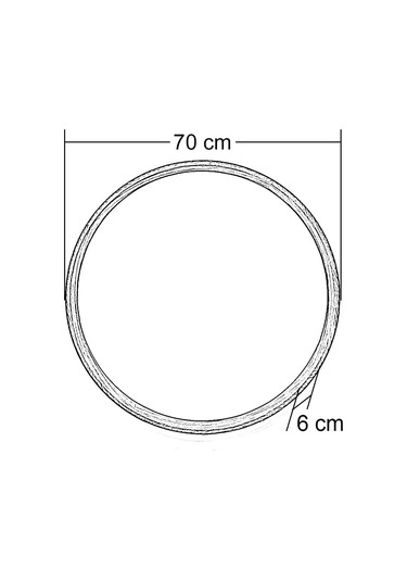 Akis Sembol Ayna Ahşap