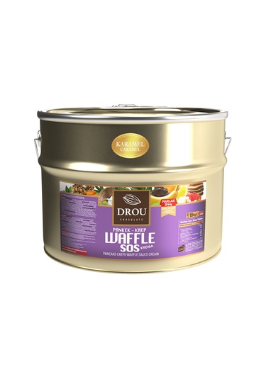 Drou Karamel Aromalı Waffle Çikolata 10 KG