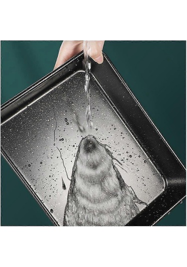 Adet Dikdörtgen Pizza Pottamagoyaki Yumurta Tavası, Maifan Taşı, Cam İçin Haşlanma Önleyici Sap 11 İnç Diğer