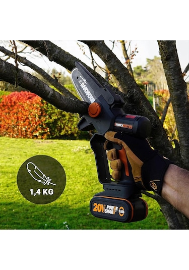 Worx Wg325e 20volt 2.0ah Li-ion 12cm Profesyonel Şarjlı Kömürsüz