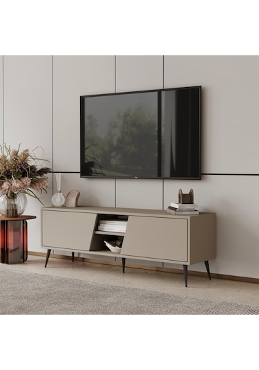 Roma Tv Ünitesi 120 Cm Mdf Metal Ayak Kum Taşı