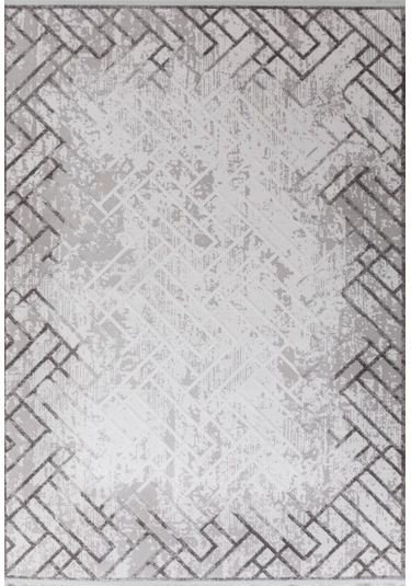 Gabardin Halı Moss 5007 Serisi Triko Akrilik Salon Oturma Yatak Odası Halısı Gri