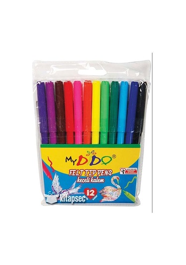 Keçeli Kalem 12  Renk