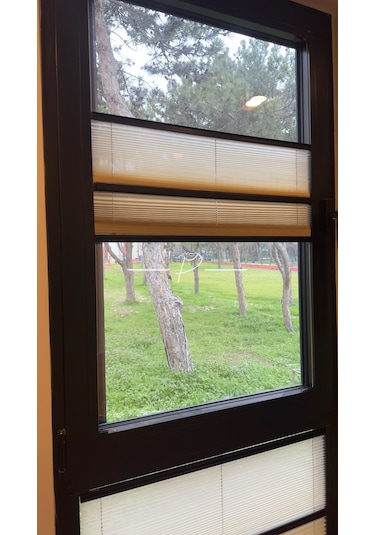 Plise Perde Cam Balkon Perdesi Gece Gündüz Çiftli Sistem Zengin Renk Çeşiti Çok Renkli