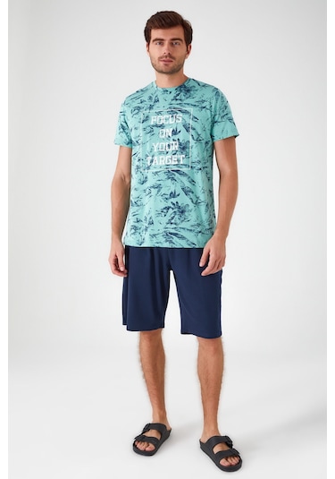 Arnetta Your Target Yeşil Erkek Bermuda Takım